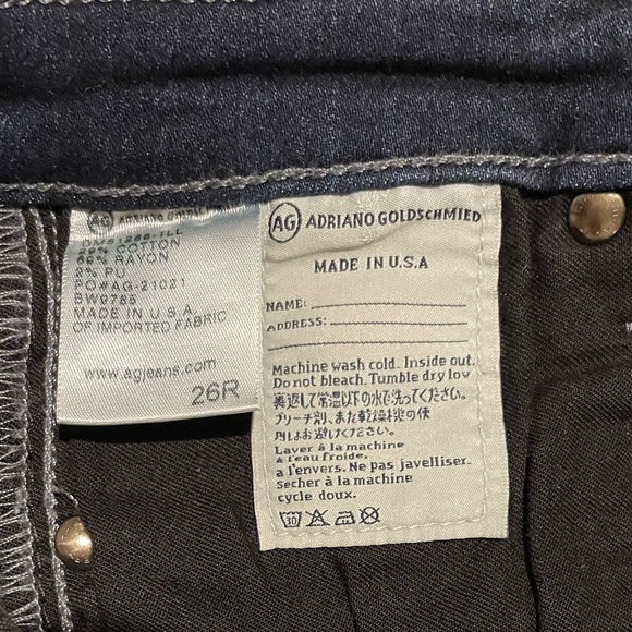 Dark Blue AG Skinny Jeans - Picture 4 of 6